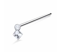 Diamond Stone Straight Nose Stud NSKA-832